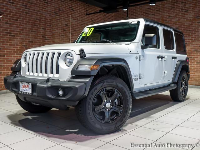 used 2020 Jeep Wrangler Unlimited car, priced at $27,194