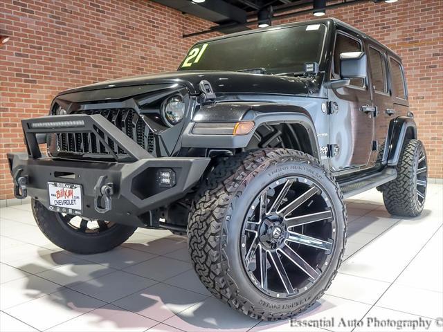 used 2021 Jeep Wrangler Unlimited car, priced at $29,799