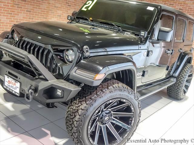 used 2021 Jeep Wrangler Unlimited car, priced at $29,799