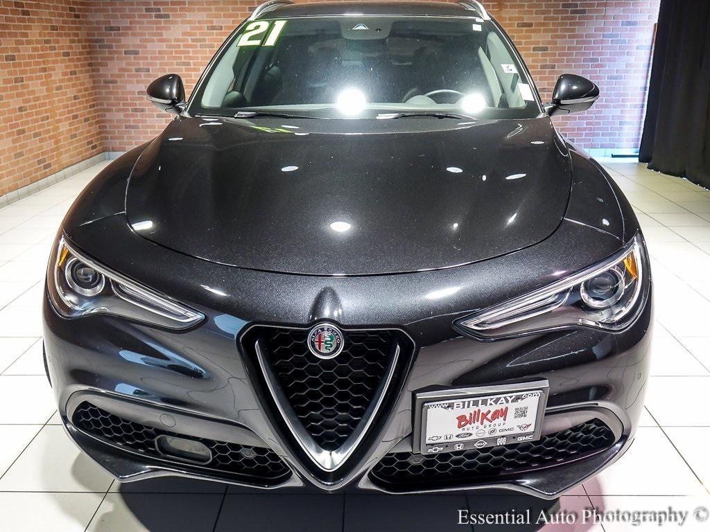 used 2021 Alfa Romeo Stelvio car, priced at $23,709