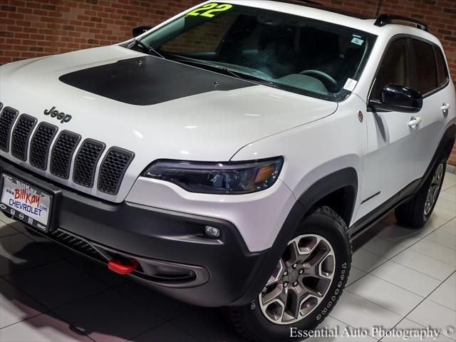 used 2022 Jeep Cherokee car, priced at $27,699