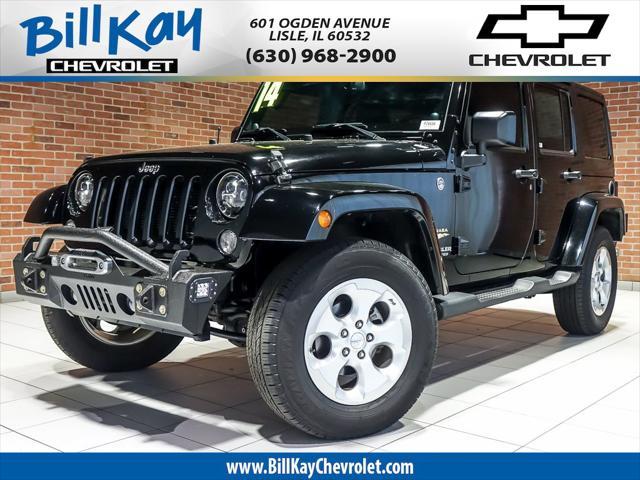 used 2014 Jeep Wrangler Unlimited car, priced at $23,160