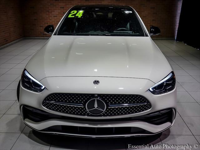 used 2024 Mercedes-Benz C-Class car, priced at $47,999