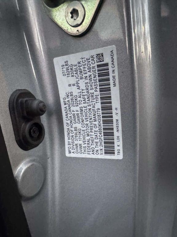 used 2019 Honda Civic car, priced at $19,995