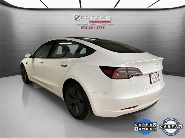 used 2023 Tesla Model 3 car, priced at $26,496