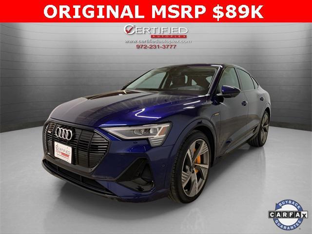 used 2022 Audi e-tron Sportback car, priced at $33,596