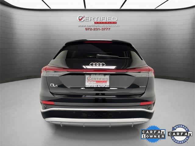 used 2024 Audi Q4 e-tron car, priced at $39,996