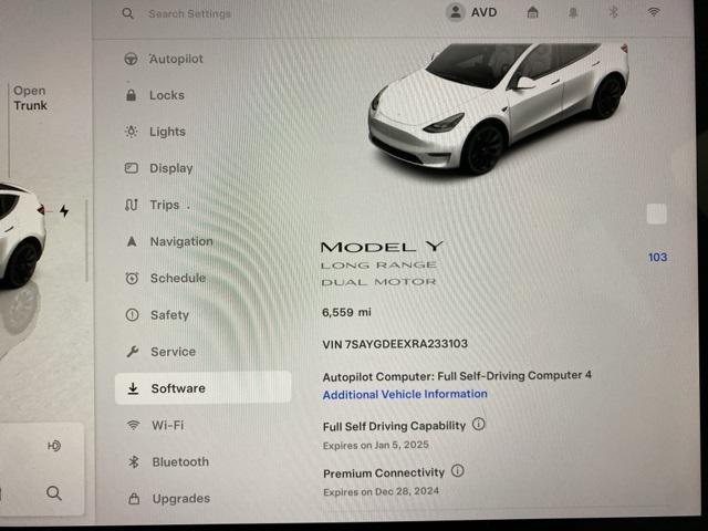 used 2024 Tesla Model Y car, priced at $38,996