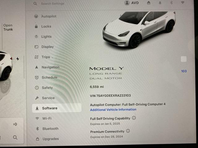 used 2024 Tesla Model Y car, priced at $38,996