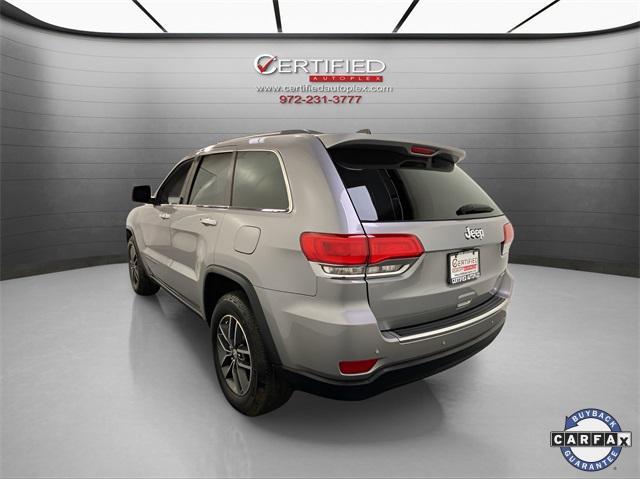 used 2017 Jeep Grand Cherokee car, priced at $15,496