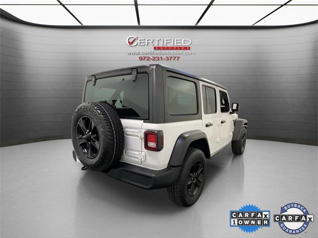 used 2021 Jeep Wrangler Unlimited car, priced at $29,996