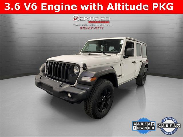 used 2021 Jeep Wrangler Unlimited car, priced at $29,996