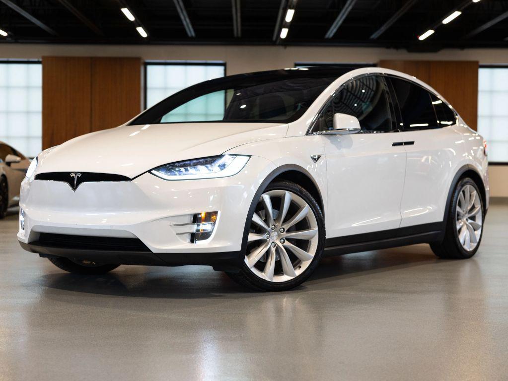 used 2017 Tesla Model X car, priced at $34,990