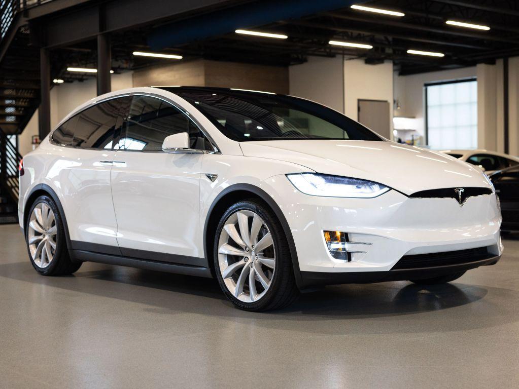 used 2017 Tesla Model X car, priced at $34,990