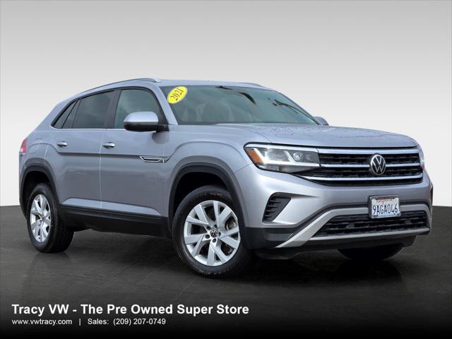 used 2021 Volkswagen Atlas Cross Sport car, priced at $17,399