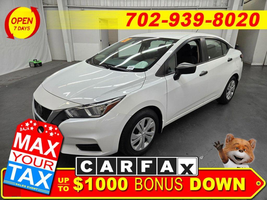 used 2021 Nissan Versa car, priced at $13,999