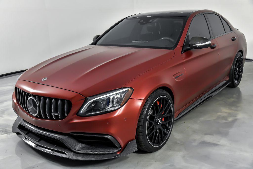 used 2021 Mercedes-Benz AMG C 63 car, priced at $69,995