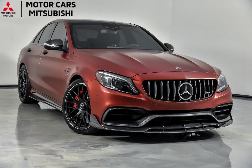 used 2021 Mercedes-Benz AMG C 63 car, priced at $69,995