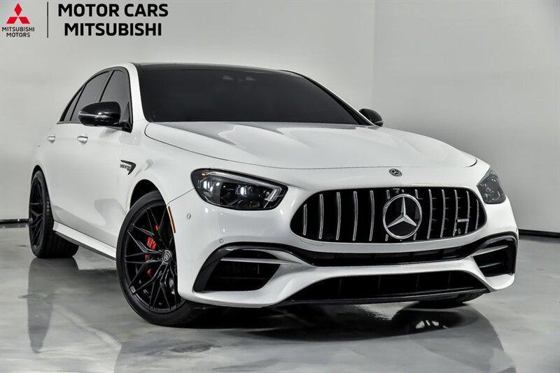 used 2021 Mercedes-Benz AMG E 63 car, priced at $64,995