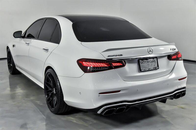 used 2021 Mercedes-Benz AMG E 63 car, priced at $64,995