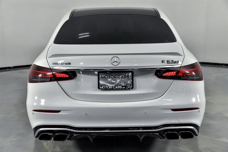 used 2021 Mercedes-Benz AMG E 63 car, priced at $64,995