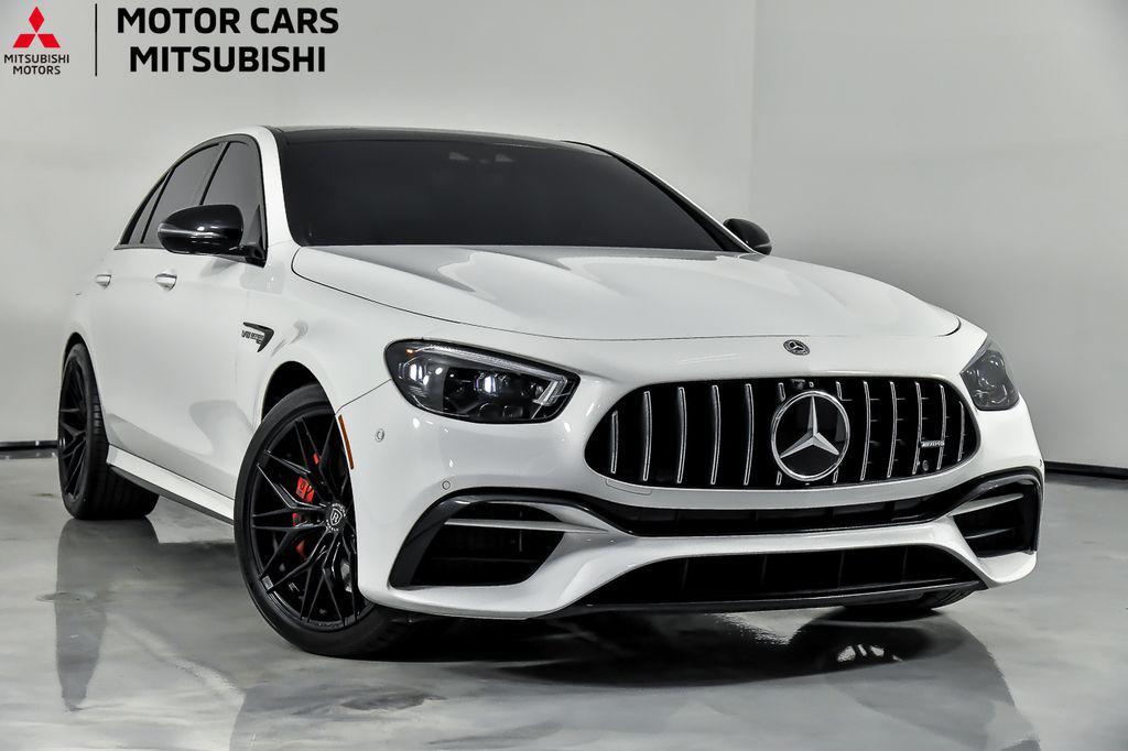 used 2021 Mercedes-Benz AMG E 63 car, priced at $69,995