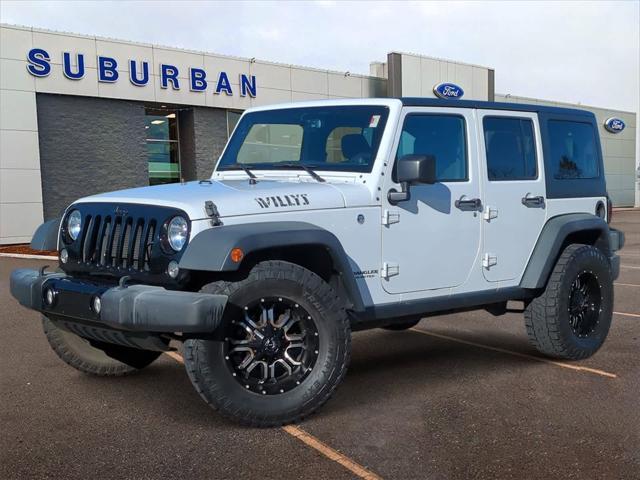 used 2016 Jeep Wrangler Unlimited car, priced at $17,500