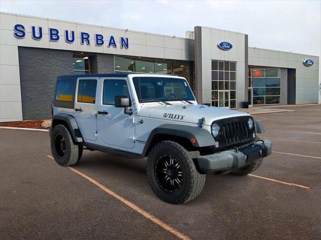 used 2016 Jeep Wrangler Unlimited car, priced at $17,500