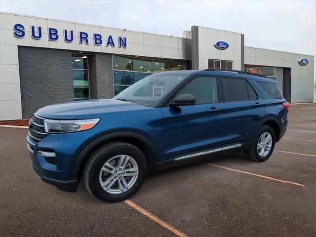 used 2022 Ford Explorer car, priced at $28,695