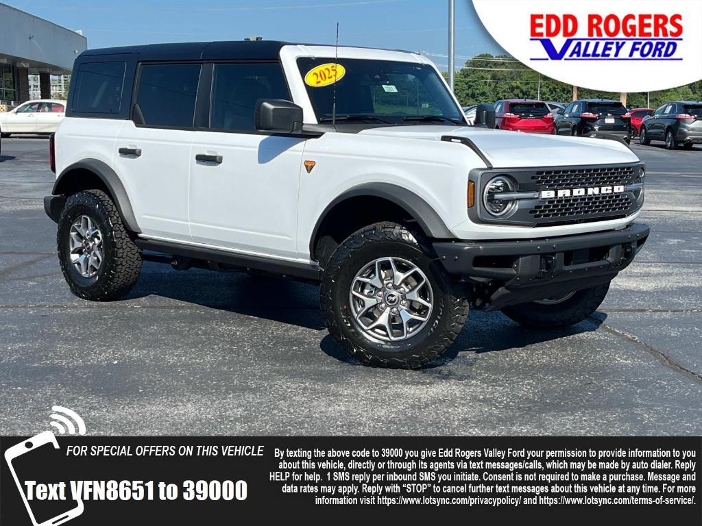 new 2025 Ford Bronco car, priced at $59,590