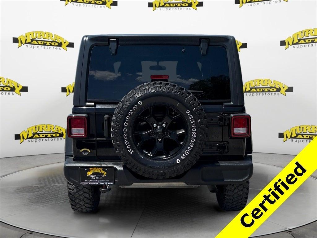used 2021 Jeep Wrangler car, priced at $25,435