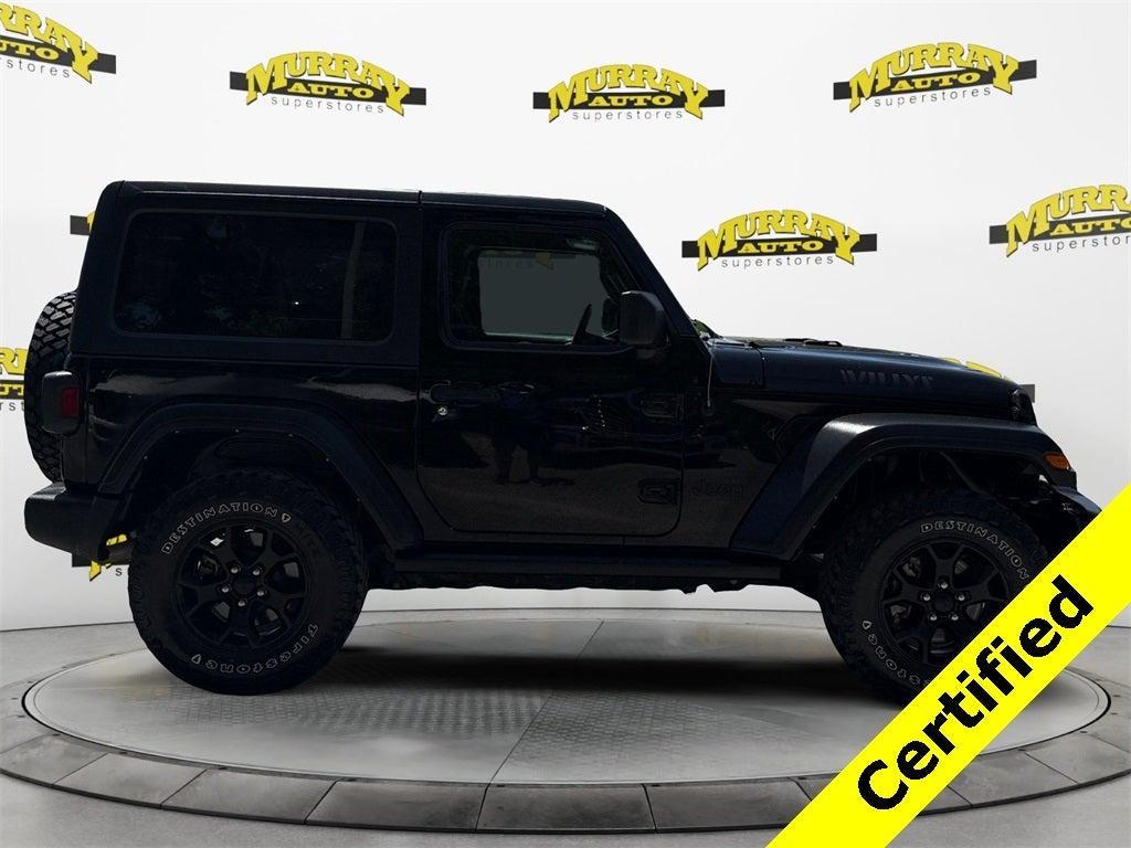 used 2021 Jeep Wrangler car, priced at $25,435