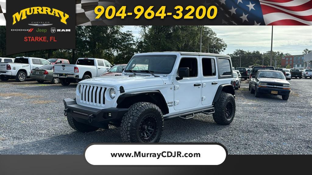 used 2018 Jeep Wrangler Unlimited car, priced at $24,168