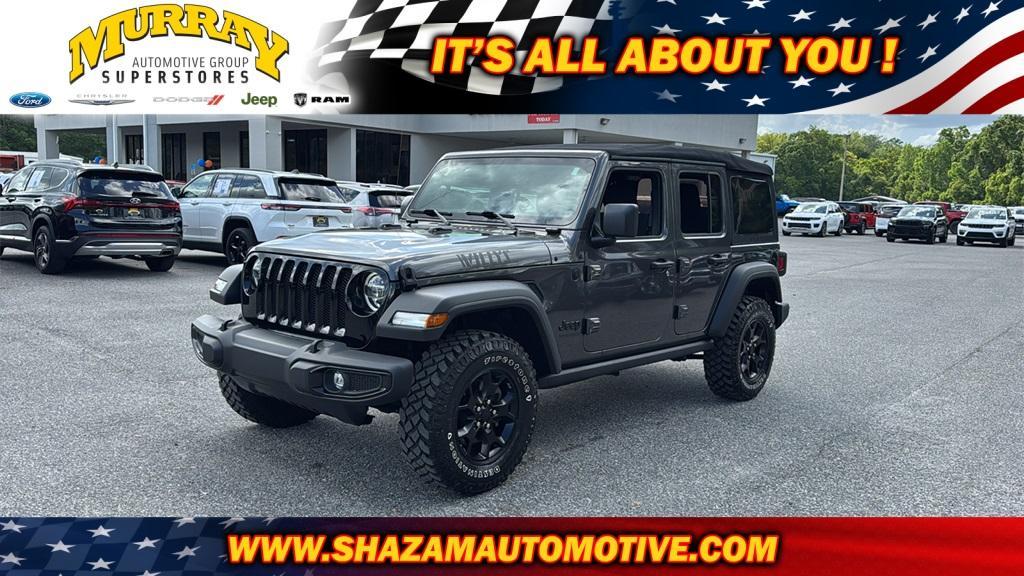 used 2021 Jeep Wrangler Unlimited car, priced at $32,550
