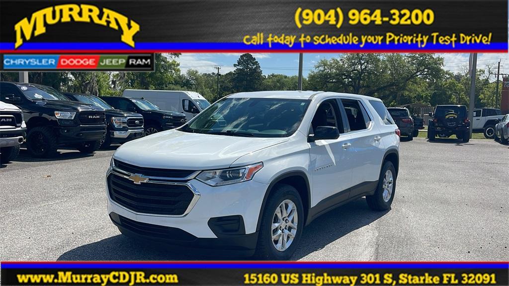 used 2021 Chevrolet Traverse car, priced at $26,244