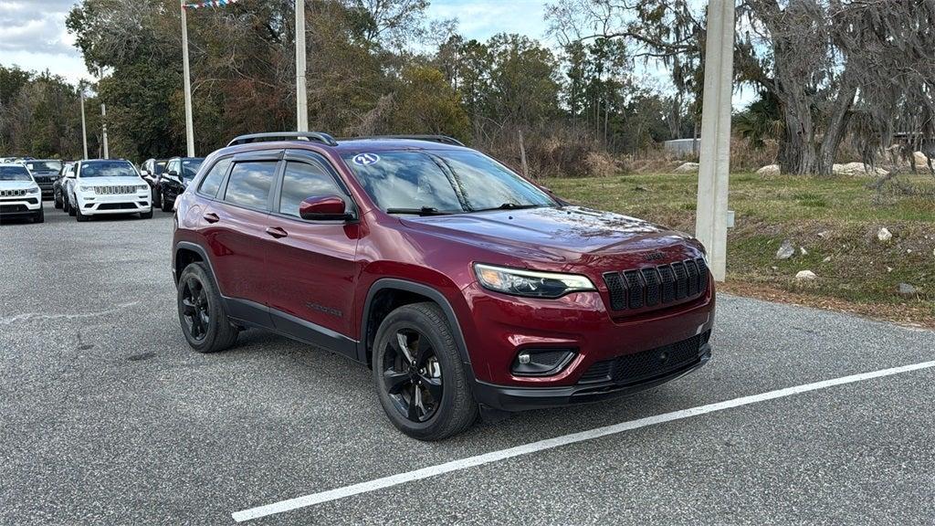 used 2021 Jeep Cherokee car, priced at $20,989