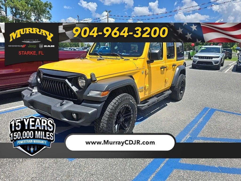 used 2019 Jeep Wrangler Unlimited car, priced at $26,998