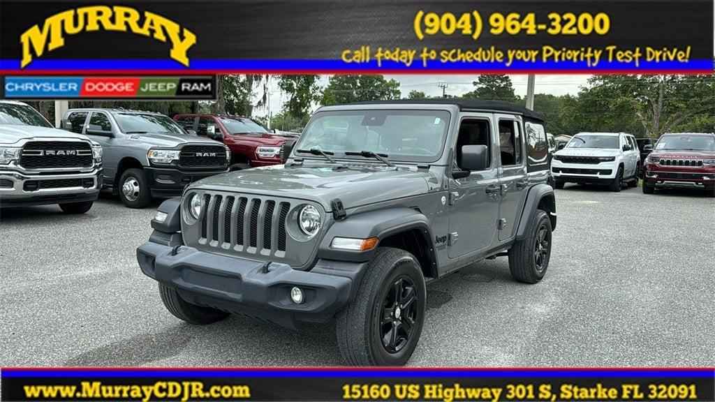 used 2021 Jeep Wrangler Unlimited car, priced at $33,495