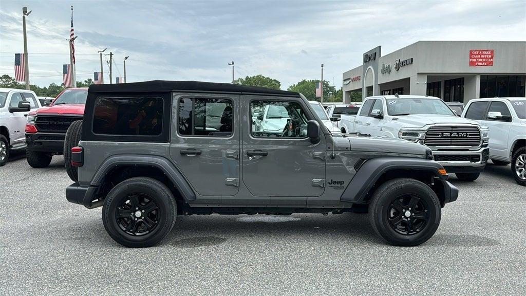 used 2021 Jeep Wrangler Unlimited car, priced at $33,860