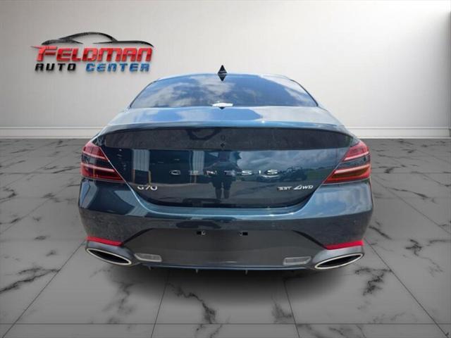 used 2022 Genesis G70 car, priced at $37,950