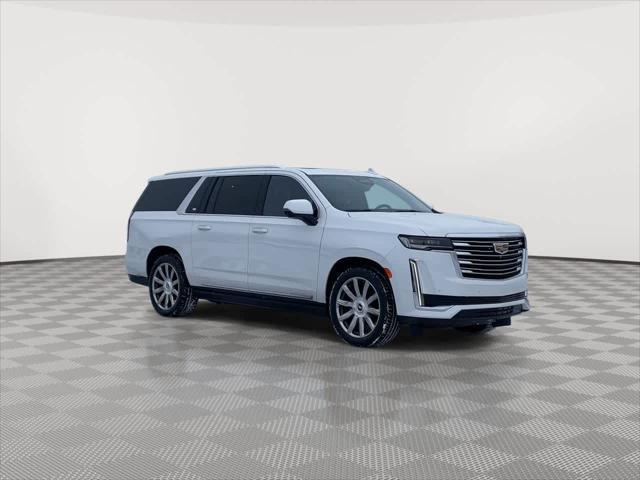 used 2021 Cadillac Escalade ESV car, priced at $70,587