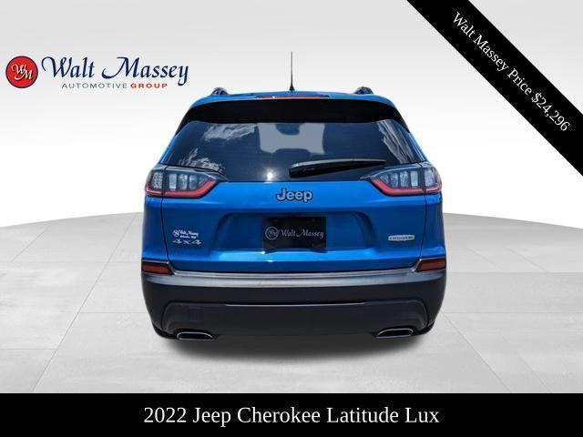 used 2022 Jeep Cherokee car, priced at $24,296