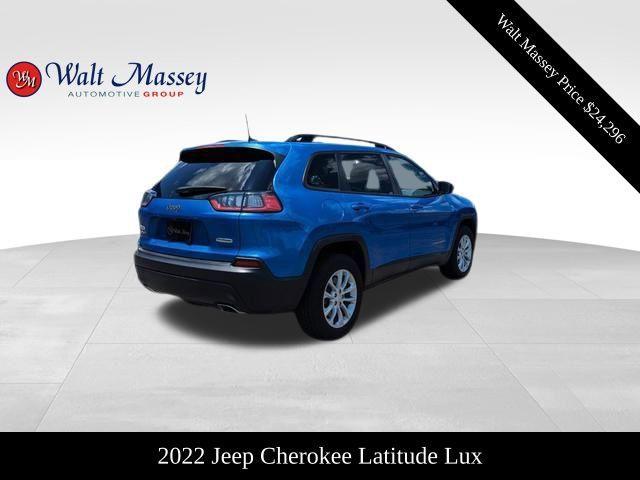 used 2022 Jeep Cherokee car, priced at $24,296