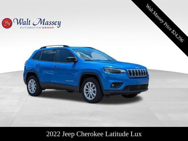 used 2022 Jeep Cherokee car, priced at $24,296