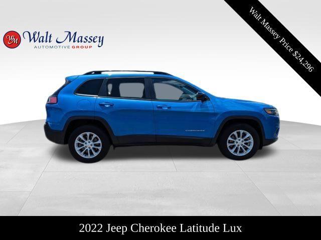 used 2022 Jeep Cherokee car, priced at $24,296