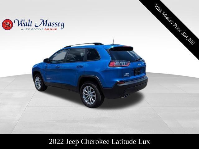 used 2022 Jeep Cherokee car, priced at $24,296