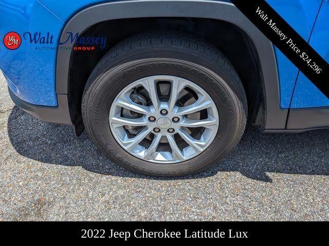 used 2022 Jeep Cherokee car, priced at $24,296