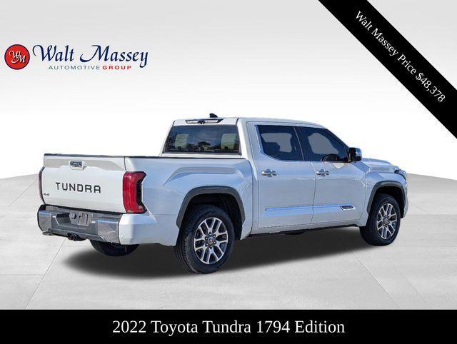 used 2022 Toyota Tundra car, priced at $48,378