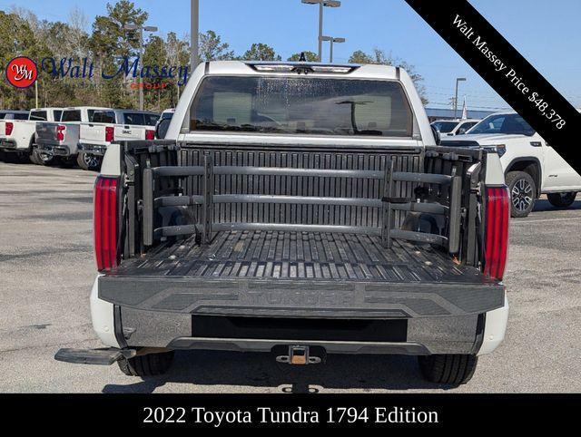 used 2022 Toyota Tundra car, priced at $48,378