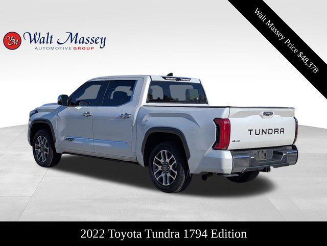 used 2022 Toyota Tundra car, priced at $48,378